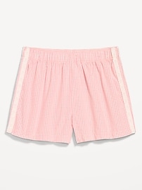 Image number 2 showing, Eyelet-Trim Boxer Pajama Shorts