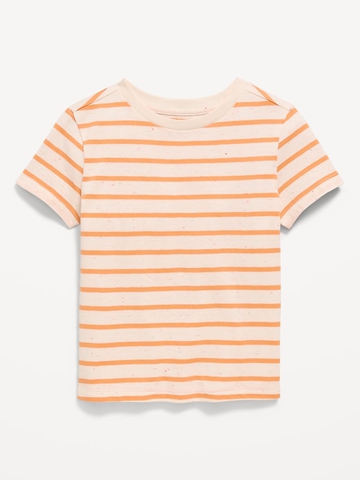 Image number 1 showing, Short-Sleeve Striped T-Shirt for Toddler Boys