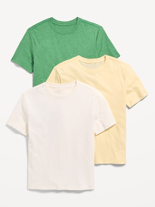 Image number 1 showing, Softest Short-Sleeve T-Shirt 3-Pack for Boys