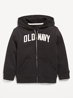 Unisex Logo-Graphic Zip Hoodie for Toddler