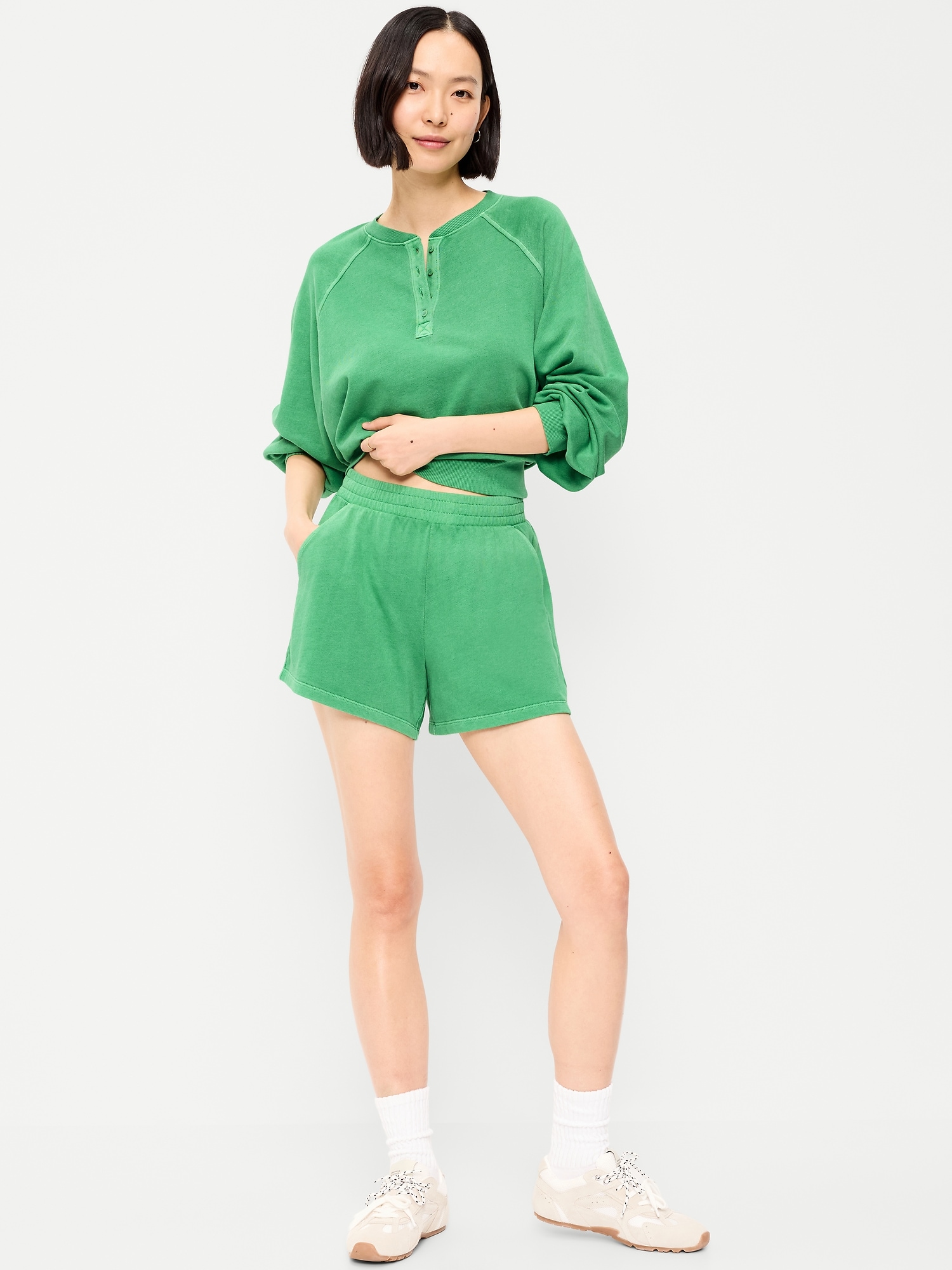 Extra High-Waisted Sweat Shorts - 5-inch inseam