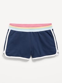 Image number 1 showing, Dolphin-Hem Cheer Shorts for Girls