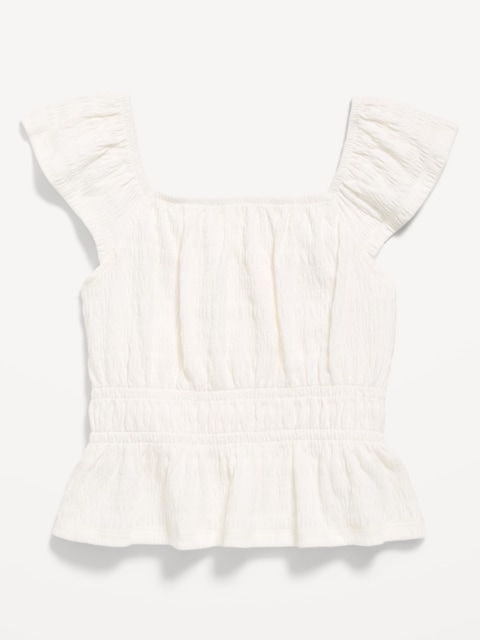 Ruffled Smocked Top for Girls