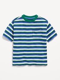 Image number 1 showing, Oversized Short-Sleeve Waffle-Knit T-Shirt for Toddler Boys