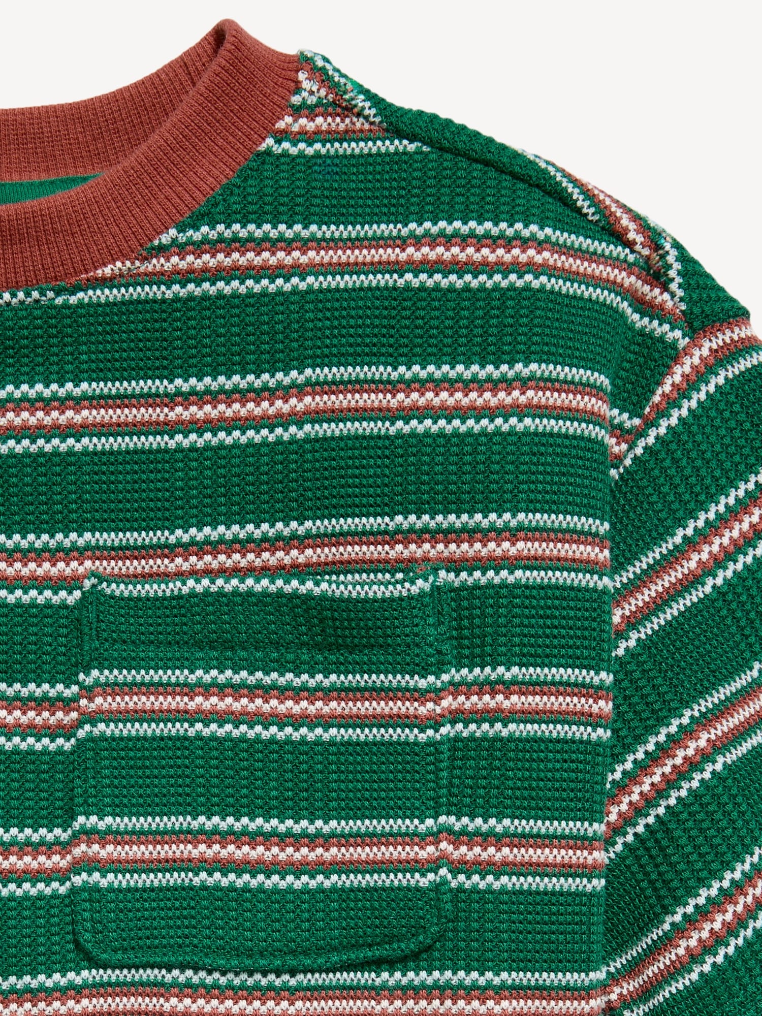 Oversized Short-Sleeve Waffle-Knit T-Shirt for Toddler Boys