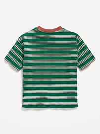 Image number 3 showing, Oversized Short-Sleeve Waffle-Knit T-Shirt for Toddler Boys