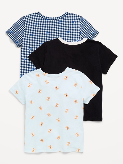 Image number 2 showing, Softest Short-Sleeve T-Shirt 3-Pack for Girls