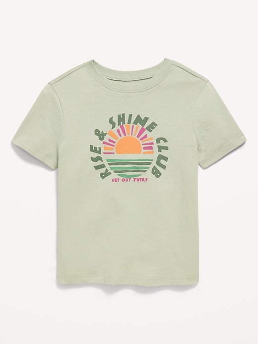 Image number 1 showing, Short-Sleeve Unisex Graphic T-Shirt for Toddler