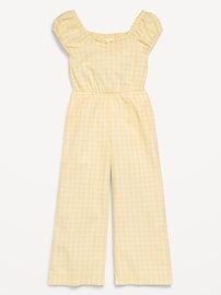 Image number 2 showing, Short-Sleeve Jumpsuit for Girls