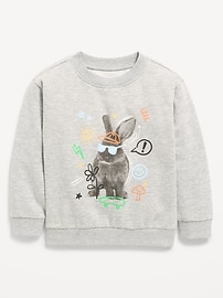 Image number 2 showing, Oversized Long-Sleeve Graphic Sweatshirt for Toddler Boys