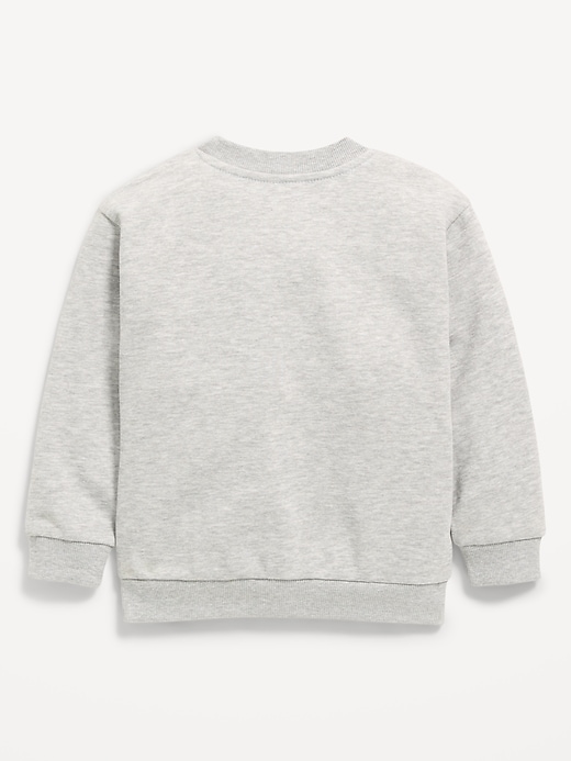 Image number 3 showing, Oversized Long-Sleeve Graphic Sweatshirt for Toddler Boys