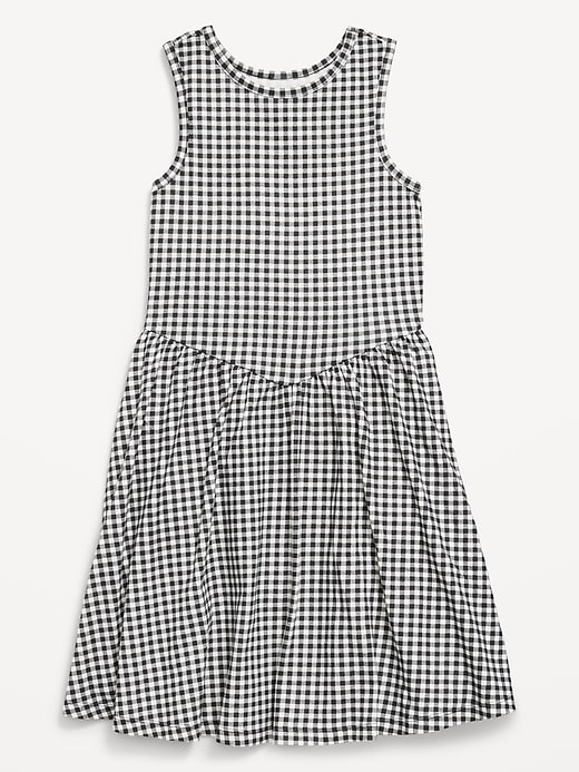 Image number 1 showing, Sleeveless Fit and Flare Dress and Biker Shorts Set for Girls