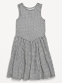 Image number 1 showing, Sleeveless Fit and Flare Dress and Biker Shorts Set for Girls