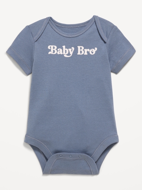 Short-Sleeve Graphic Bodysuit for Baby