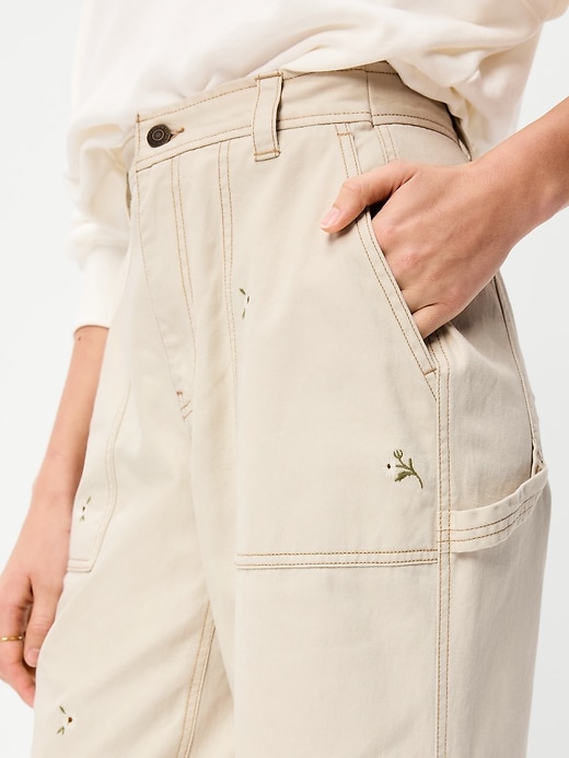 Image number 4 showing, High-Waisted Straight Ankle Pants