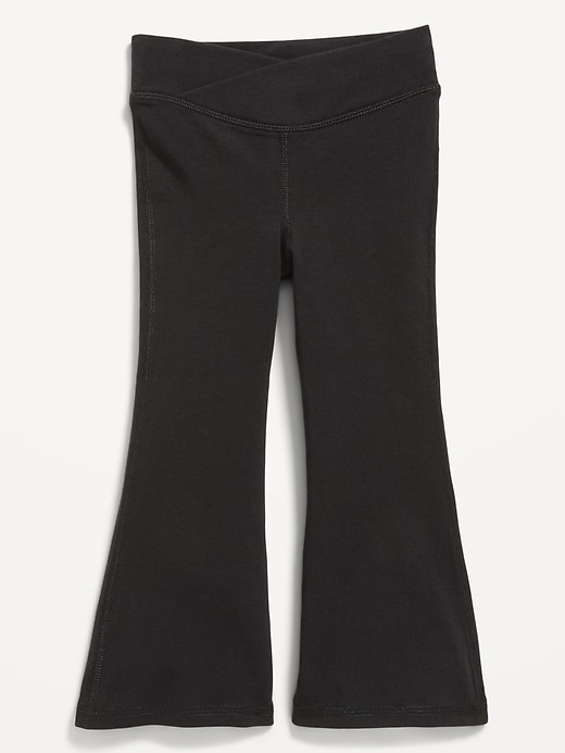 Image number 1 showing, PowerChill Crossover Flared Leggings for Toddler Girls