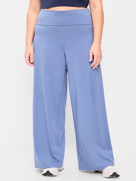 Image number 6 showing, High-Waisted PowerChill Wide-Leg Pants