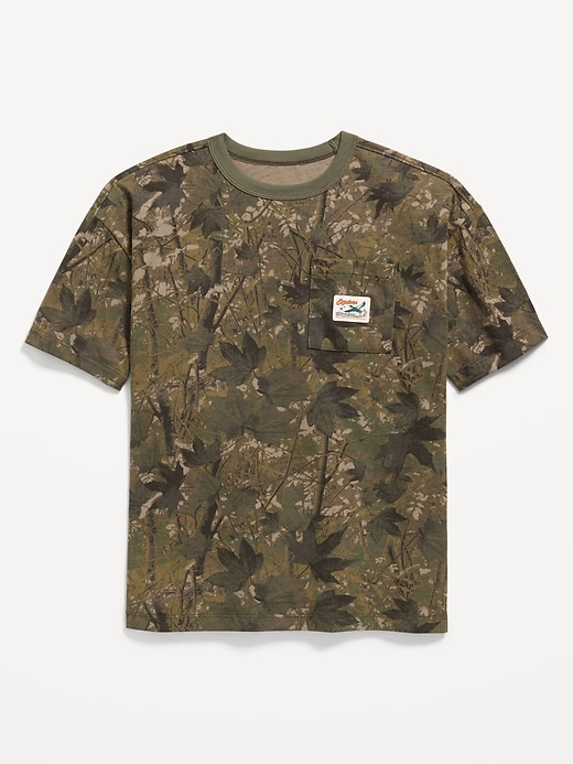Image number 1 showing, Short-Sleeve Oversized Pocket T-Shirt for Boys