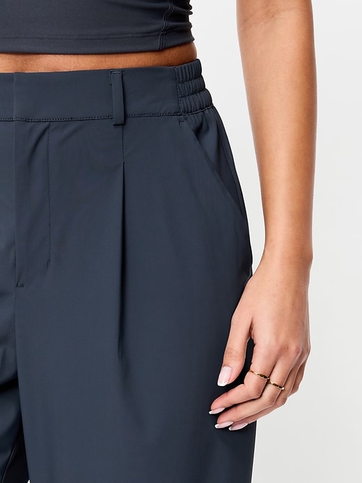 Image number 3 showing, High-Waisted SleekTech Trouser Pants