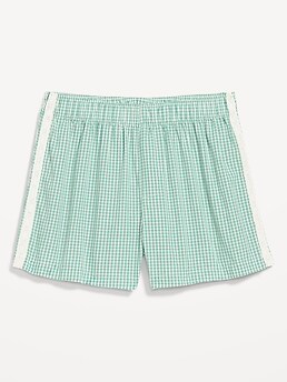 Eyelet-Trim Boxer Pajama Shorts - image 3