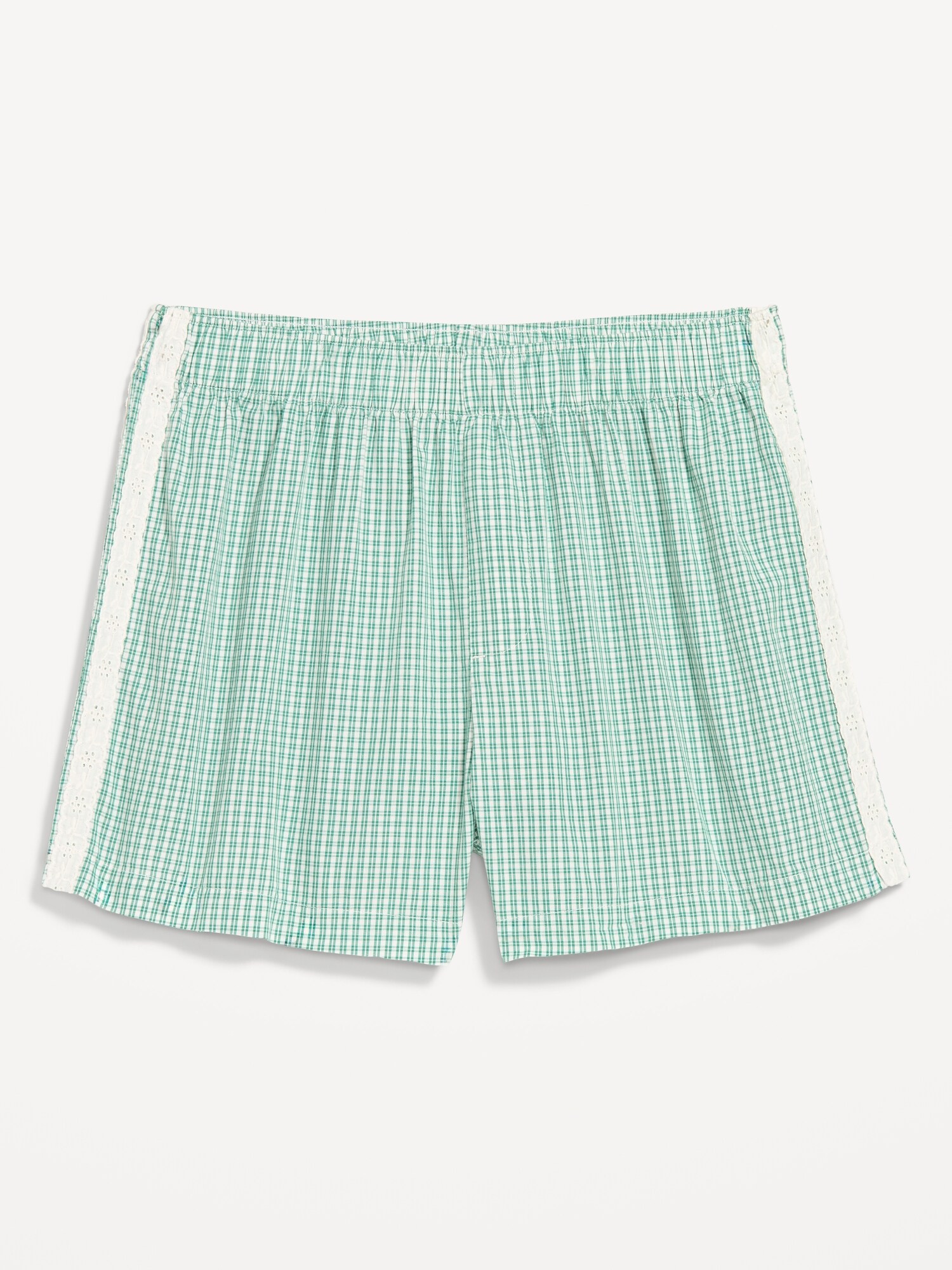 Eyelet-Trim Boxer Pajama Shorts - image 4