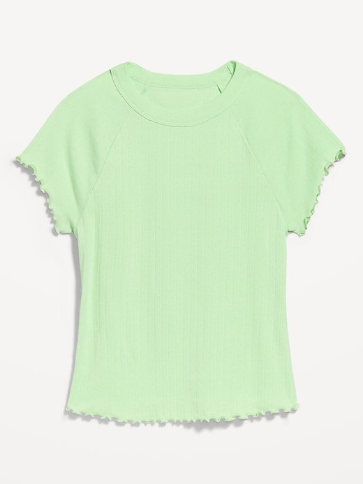 Image number 5 showing, Short-Sleeve Pointelle Sleep Top