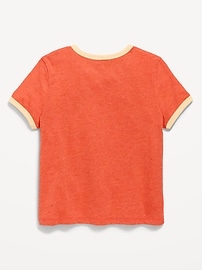 Image number 2 showing, Short-Sleeve Ringer Graphic T-Shirt for Toddler Boys