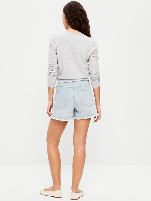 Image number 3 showing, High-Waisted OG Jean Shorts -- 4-inch inseam