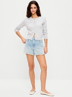 High-Waisted OG Jean Shorts -- 4-inch inseam