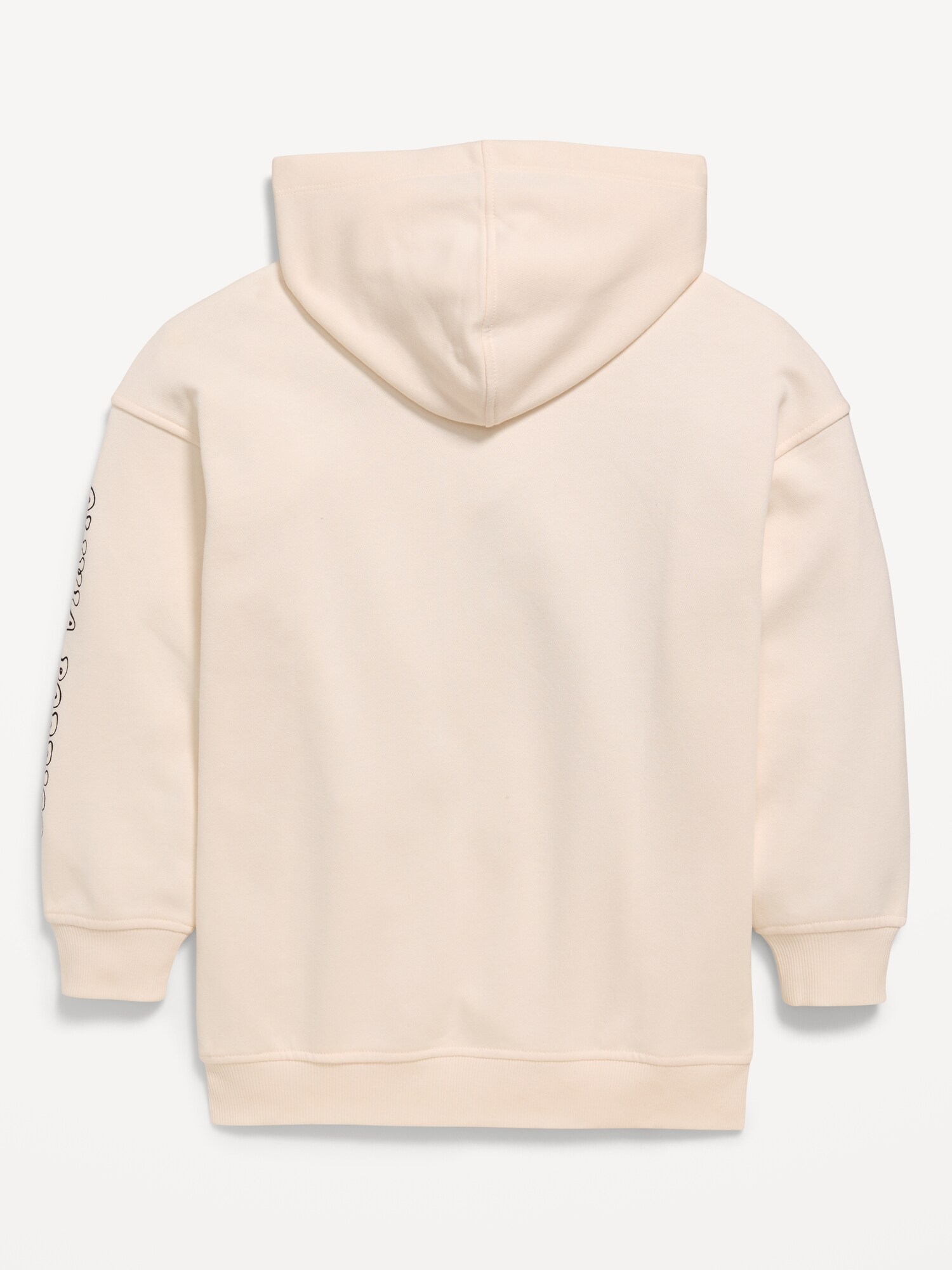 Худи Old Navy Olivia Rodrigo™ Oversized Graphic Tunic для девочек, цвет: Creme De La Creme — фото 3