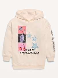Image number 2 showing, Olivia Rodrigo™ Oversized Graphic Tunic Hoodie for Girls