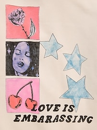 Image number 4 showing, Olivia Rodrigo™ Oversized Graphic Tunic Hoodie for Girls