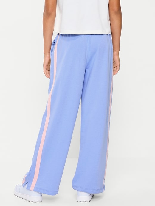 Image number 2 showing, Baggy French-Terry Straight-Leg Retro Sweatpants for Girls