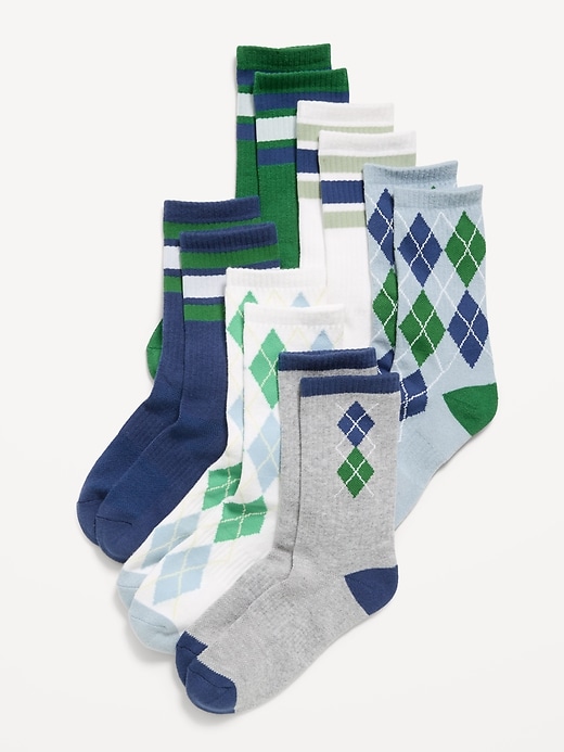 Image number 1 showing, Crew Socks 6-Pack for Boys