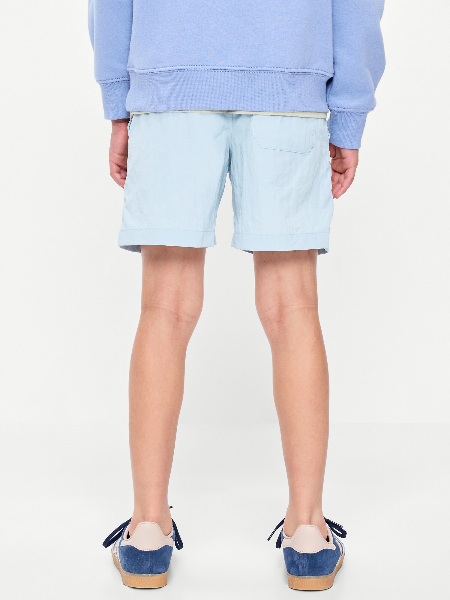 Шорты Old Navy Above Knee Dock Shorts для мальчиков, цвет: Шамбре небесно-голубой — фото 2