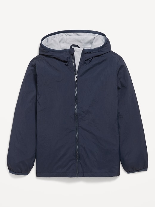 Image number 2 showing, Water-Resistant Zip-Front Jacket for Boys