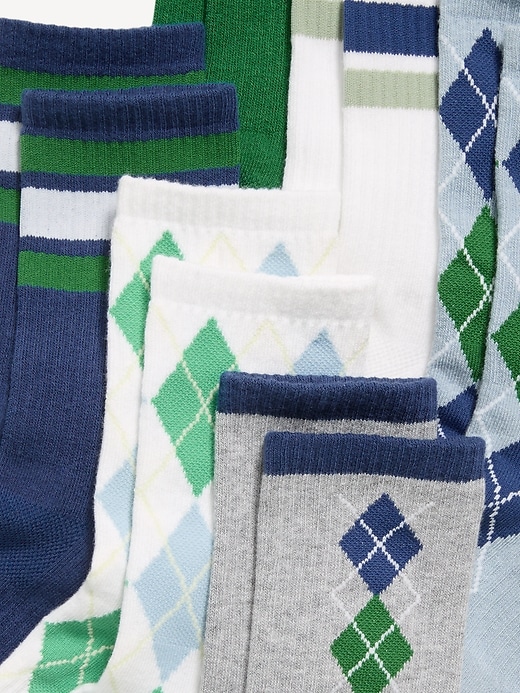 Image number 2 showing, Crew Socks 6-Pack for Boys