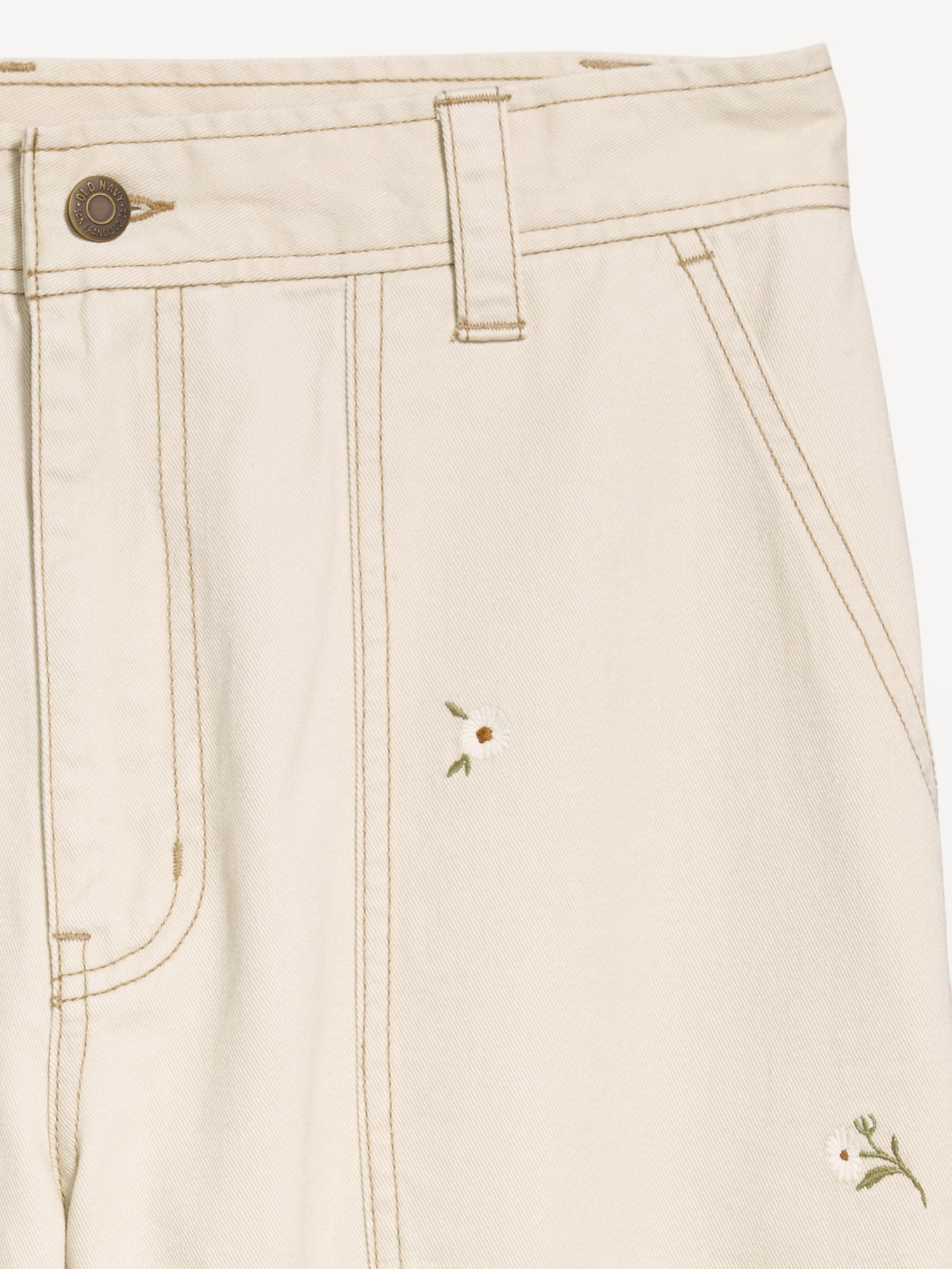 High-Waisted Straight Ankle Pants