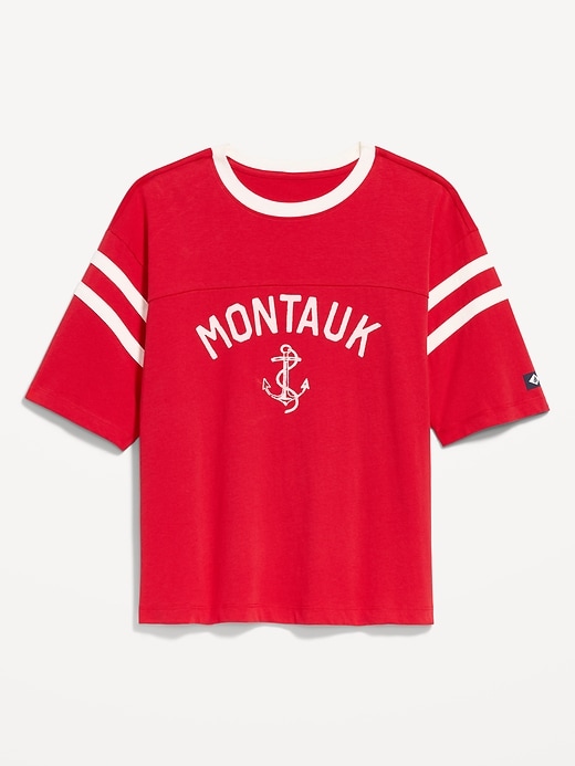 Image number 3 showing, Short-Sleeve Loose Crew-Neck T-Shirt