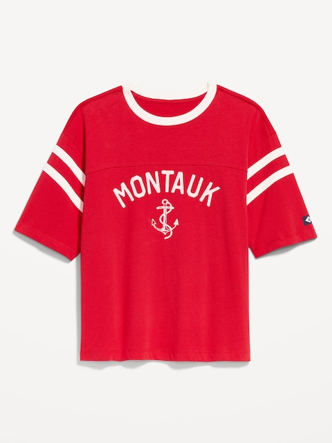 Short-Sleeve Loose Crew-Neck T-Shirt