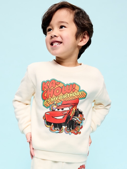 Image number 1 showing, Disney/Pixar© Cars Unisex Graphic Sweatshirt for Toddler