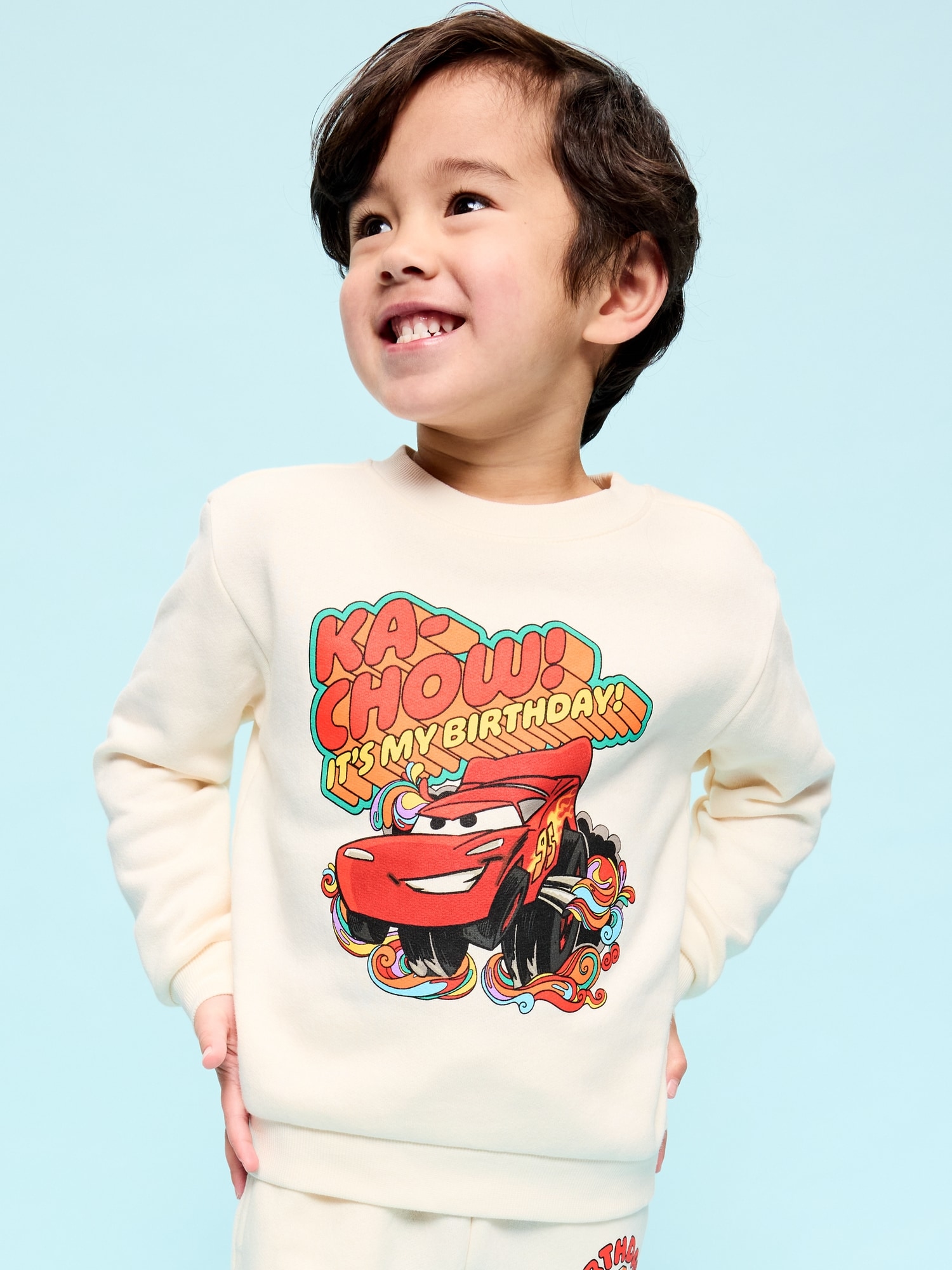 Disney/Pixar© Cars Unisex Graphic Sweatshirt for Toddler
