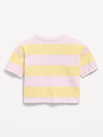 Image number 3 showing, Boxy Short-Sleeve Applique T-Shirt for Toddler Girls