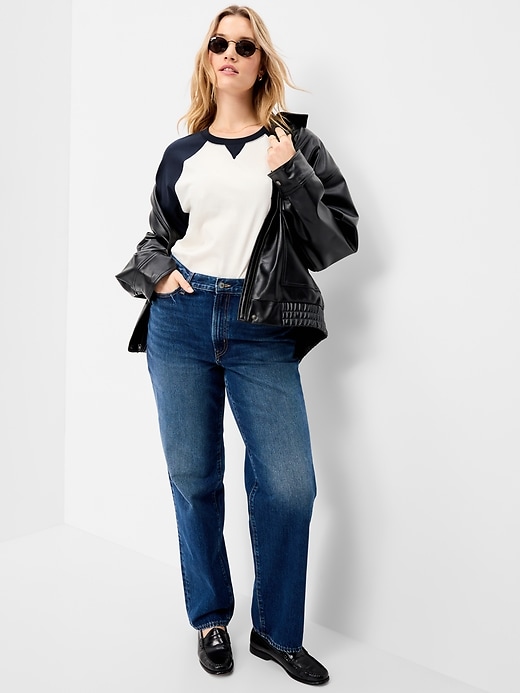 Image number 3 showing, Vintage Crew-Neck Raglan T-Shirt