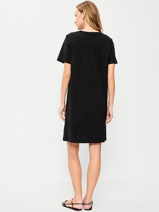 Image number 2 showing, Vintage Crew-Neck Mini T-Shirt Dress