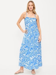 Airy Smocked Maxi Dress