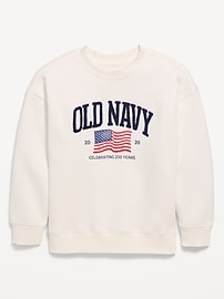 Image number 1 showing, Oversized Logo-Graphic Sweatshirt for Boys
