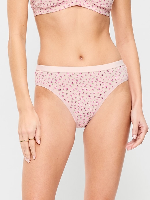 Image number 2 showing, High-Waisted Everyday Cotton Underwear 6-Pack