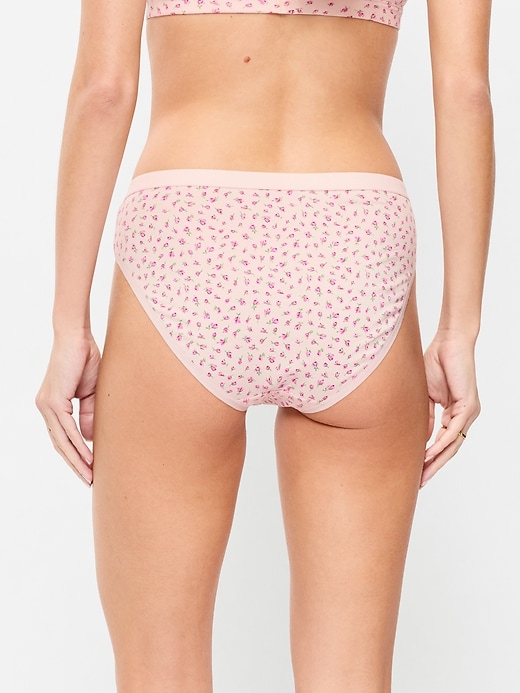 Image number 3 showing, High-Waisted Everyday Cotton Underwear 6-Pack