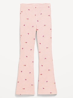 High-Waisted Flared Leggings for Girls